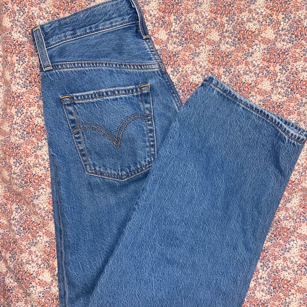 LEVI RIBCAGE STRAIGHT LEG JEANS